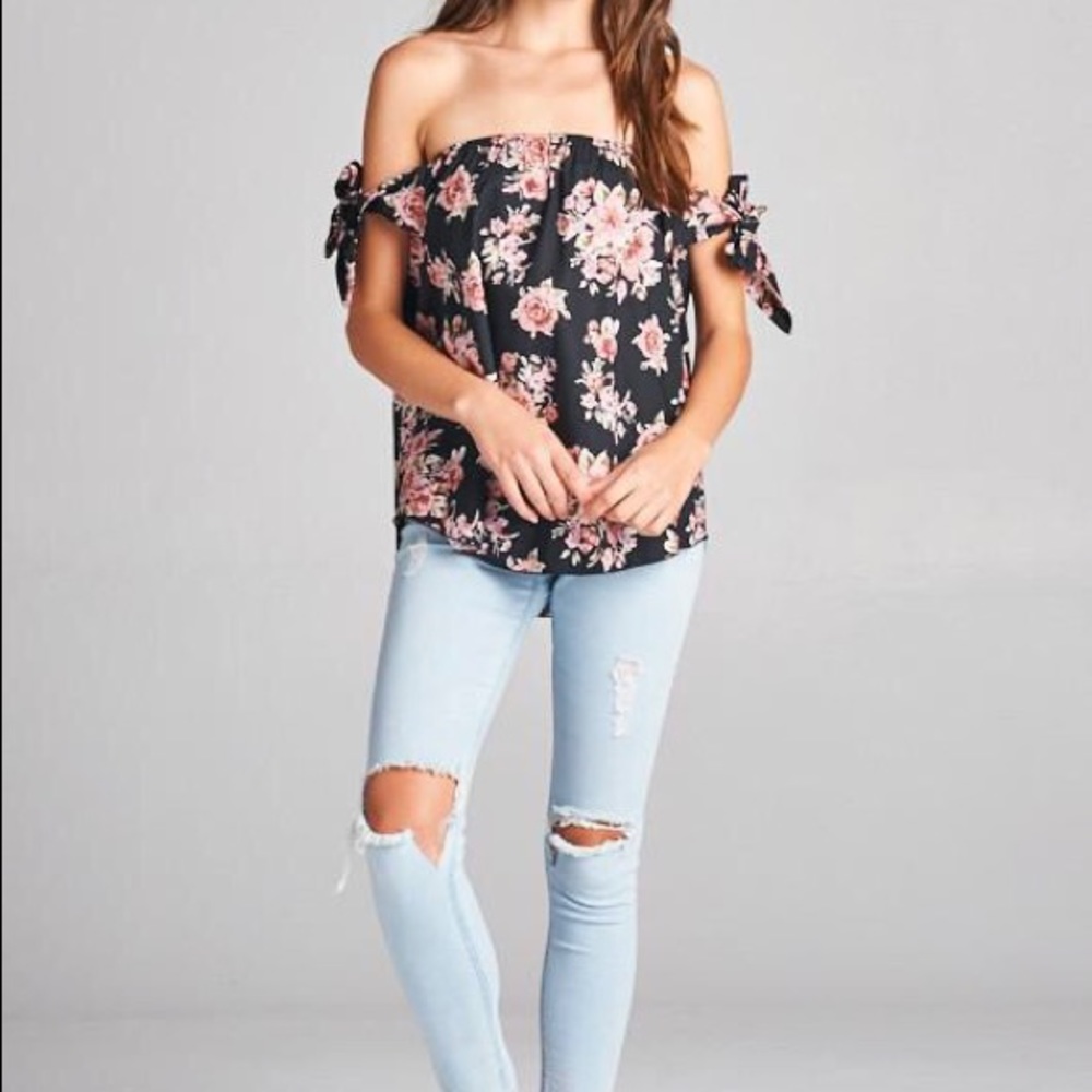 Floral Tied Up Top
